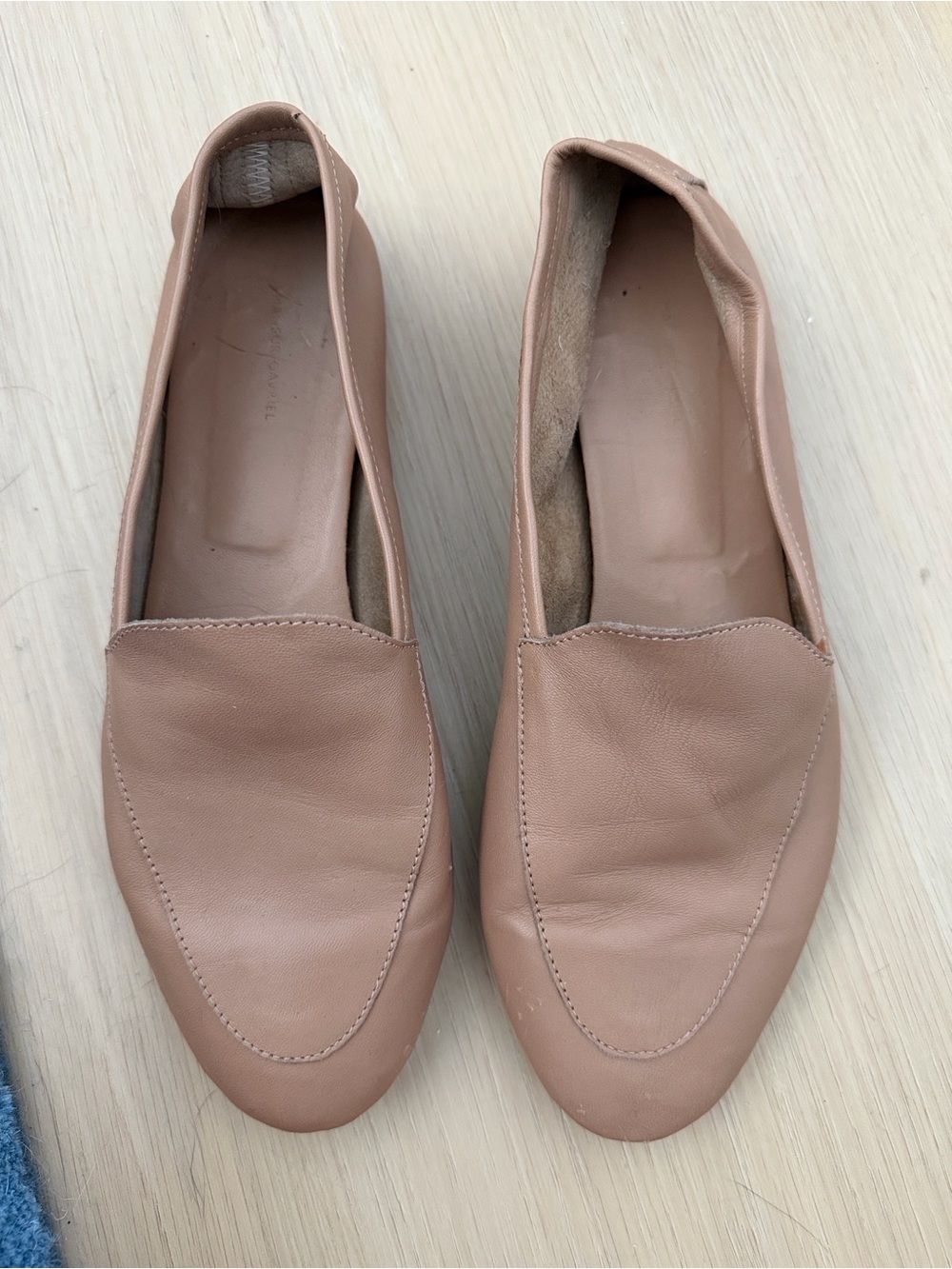 Mansur Gavriel Women's Sock Loafers in Nude